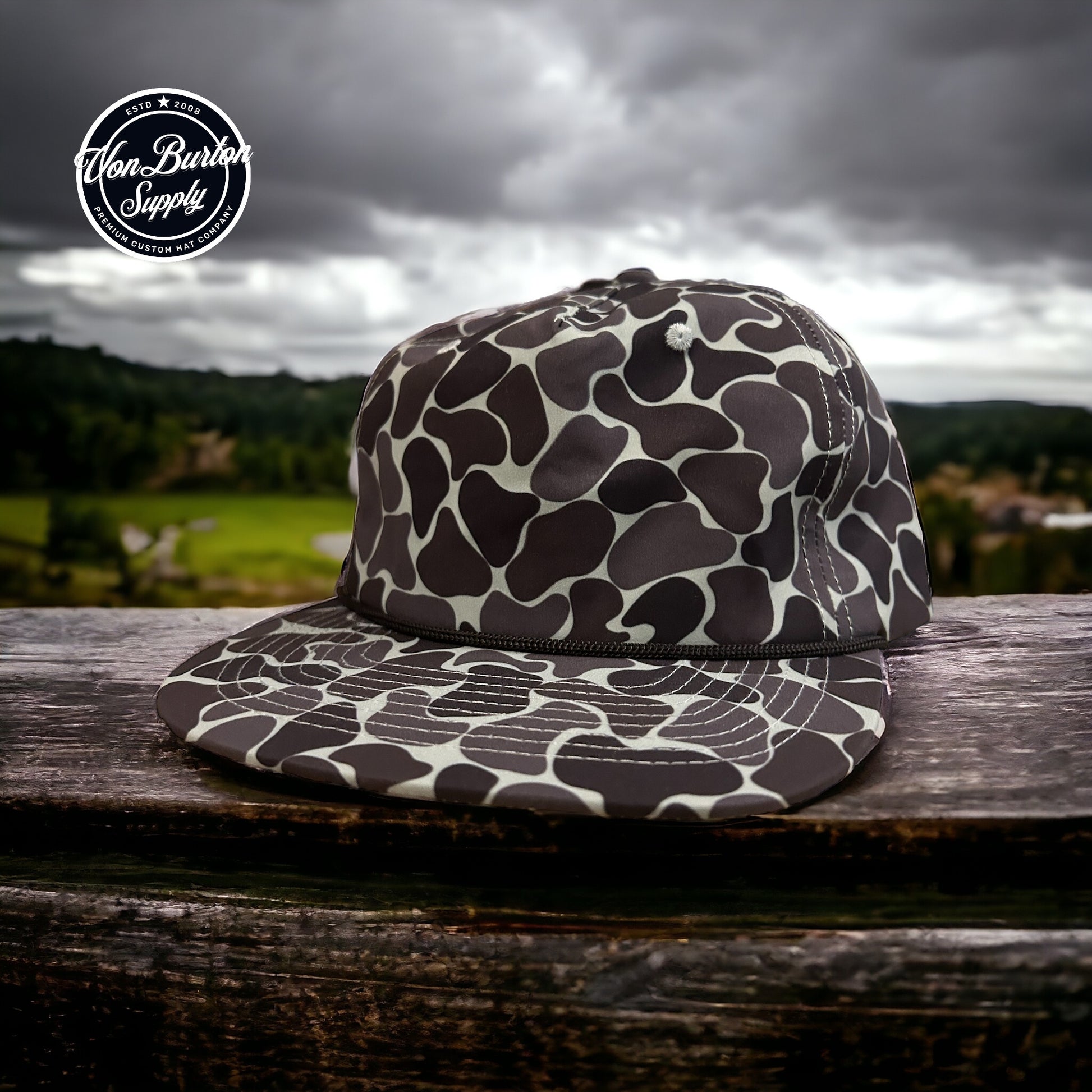 Scub Oak Duck Camo Rope Hat  Von Burton Supply Co.