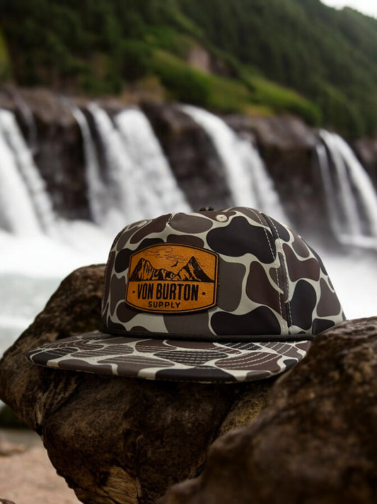 Scub Oak Duck Camo Rope Hat  Von Burton Supply Co.