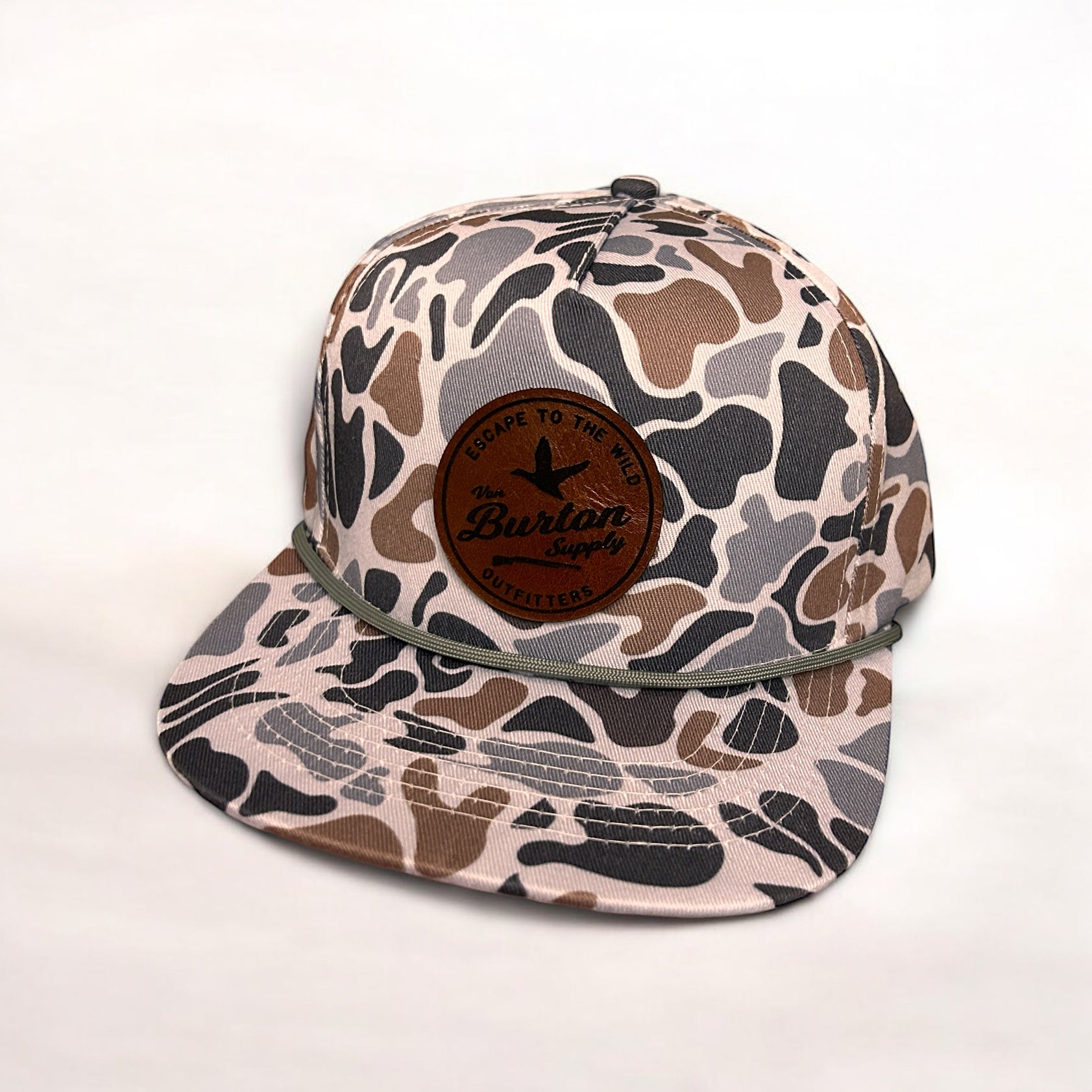 Custom Bush Creeper Duck Camo Rope Hat Camo Rope Hat Von Burton Supply