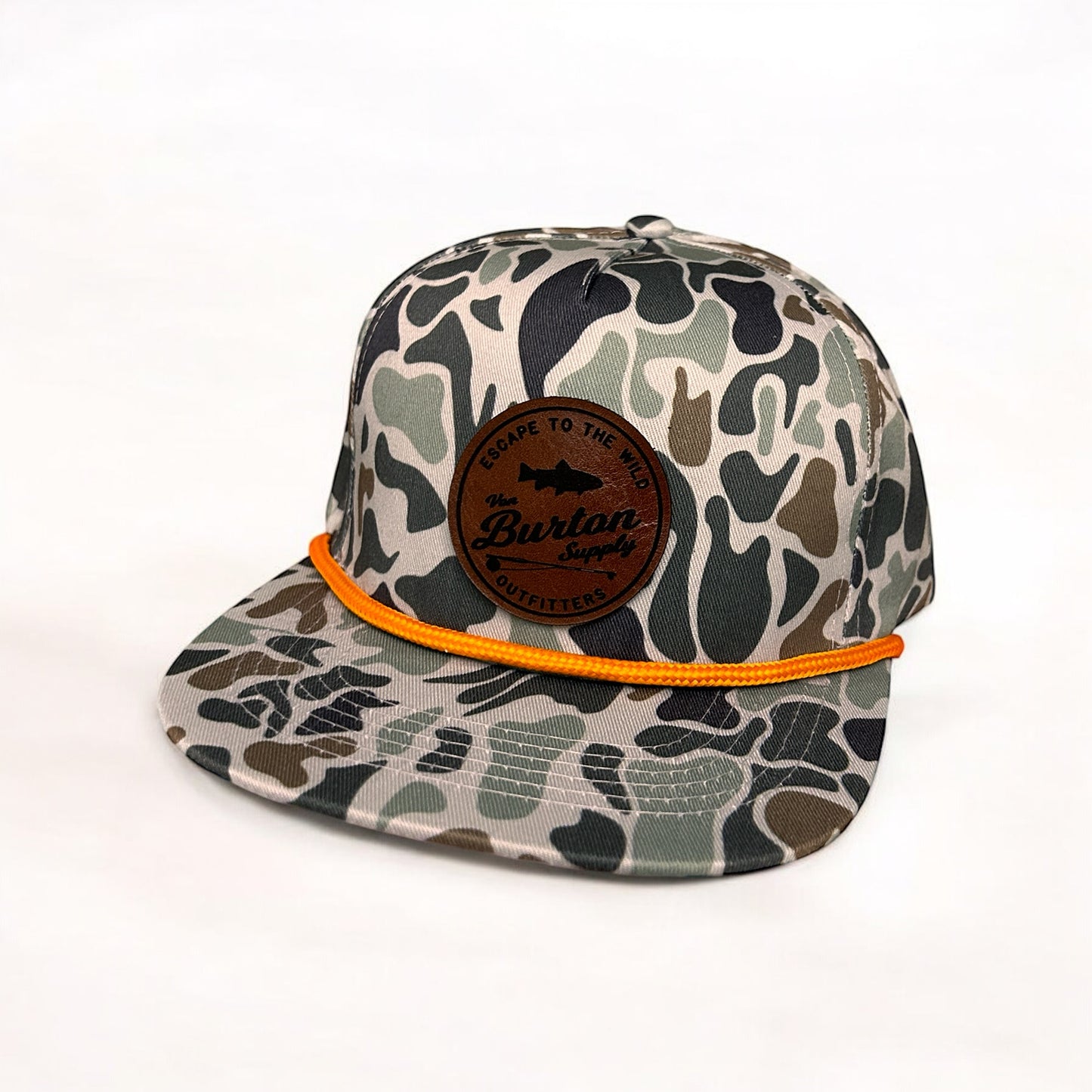 Custom Swamp Creeper Duck Camo Rope Hat Camo Rope Hat Von Burton Supply