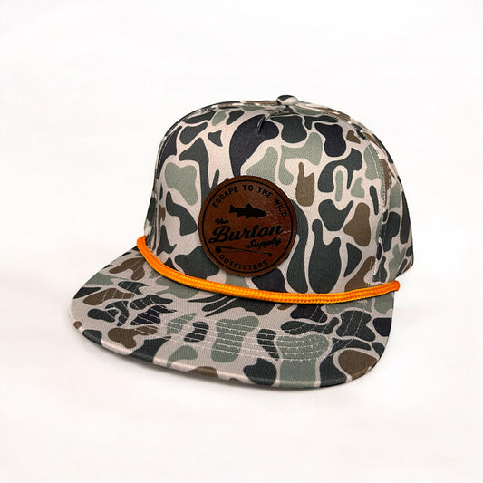 Custom Swamp Creeper Duck Camo Rope Hat Camo Rope Hat Von Burton Supply