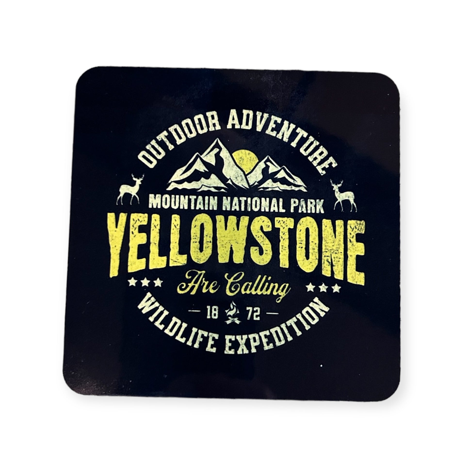 Custom Square Hardwood and Cork Mug Coaster Coaster Hardwood Cork HPN