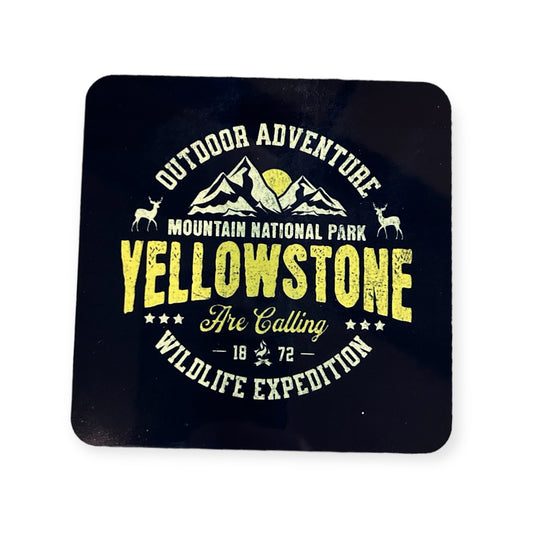 Custom Square Hardwood and Cork Mug Coaster Coaster Hardwood Cork HPN