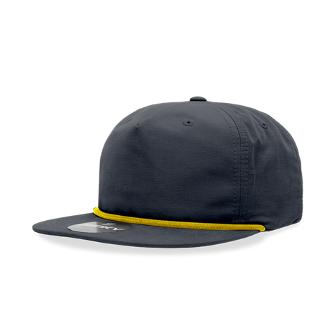Custom Decky 6032 Leather Patch Rope Hats Rope Hat Decky Navy/Gold
