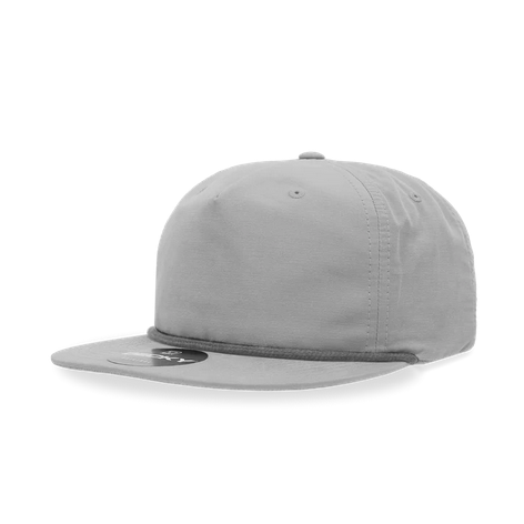 Custom Decky 6032 Leather Patch Rope Hats Rope Hat Decky Grey/Charcoal