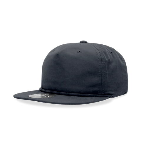 Custom Decky 6032 Leather Patch Rope Hats Rope Hat Decky Navy