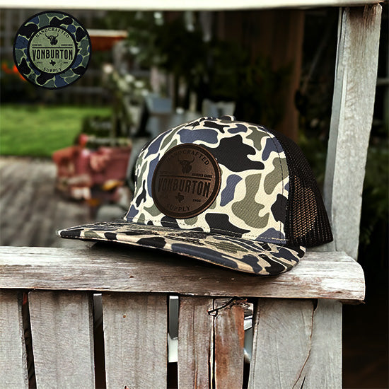 Classic Duck Camo Saltwater Trucker Hat Camo Hat Von Burton Supply