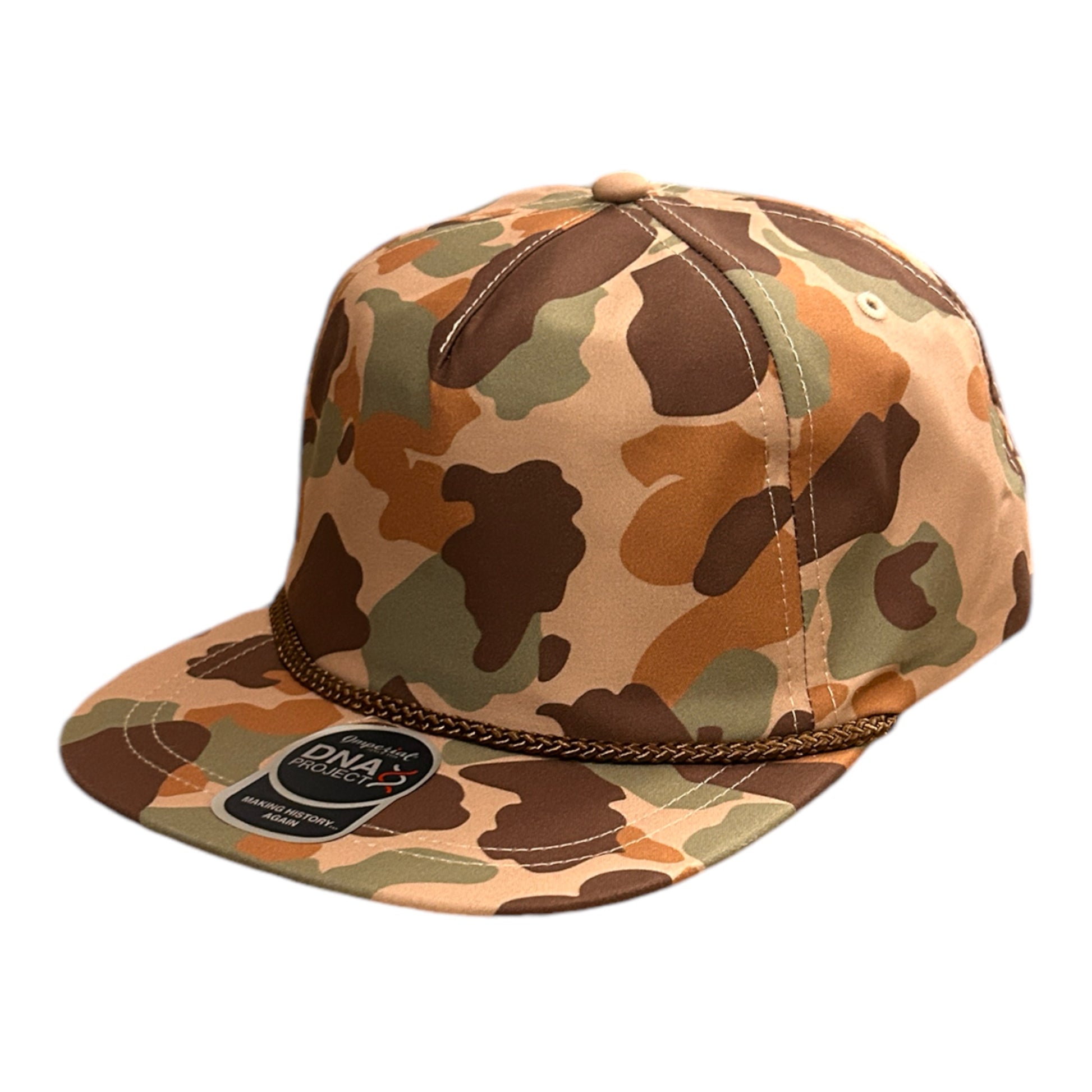 Imperial DNA Frog Camo Brown Rope Hat Hat Imperial