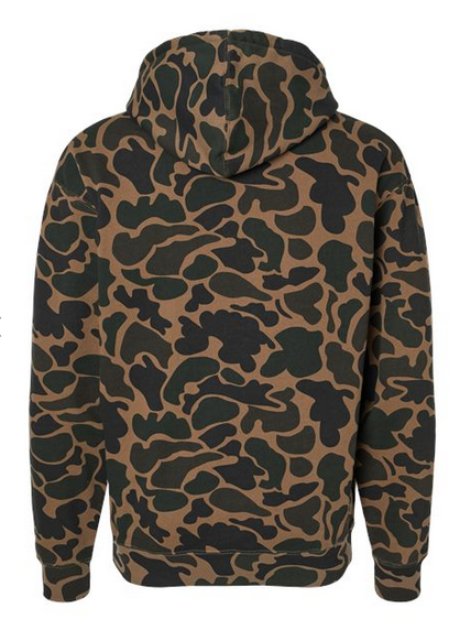 Vintage Duck Camo Hoodie Independent Trading Co.