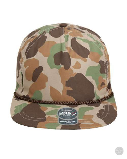 Imperial DNA Frog Camo Brown Rope Hat Hat Imperial
