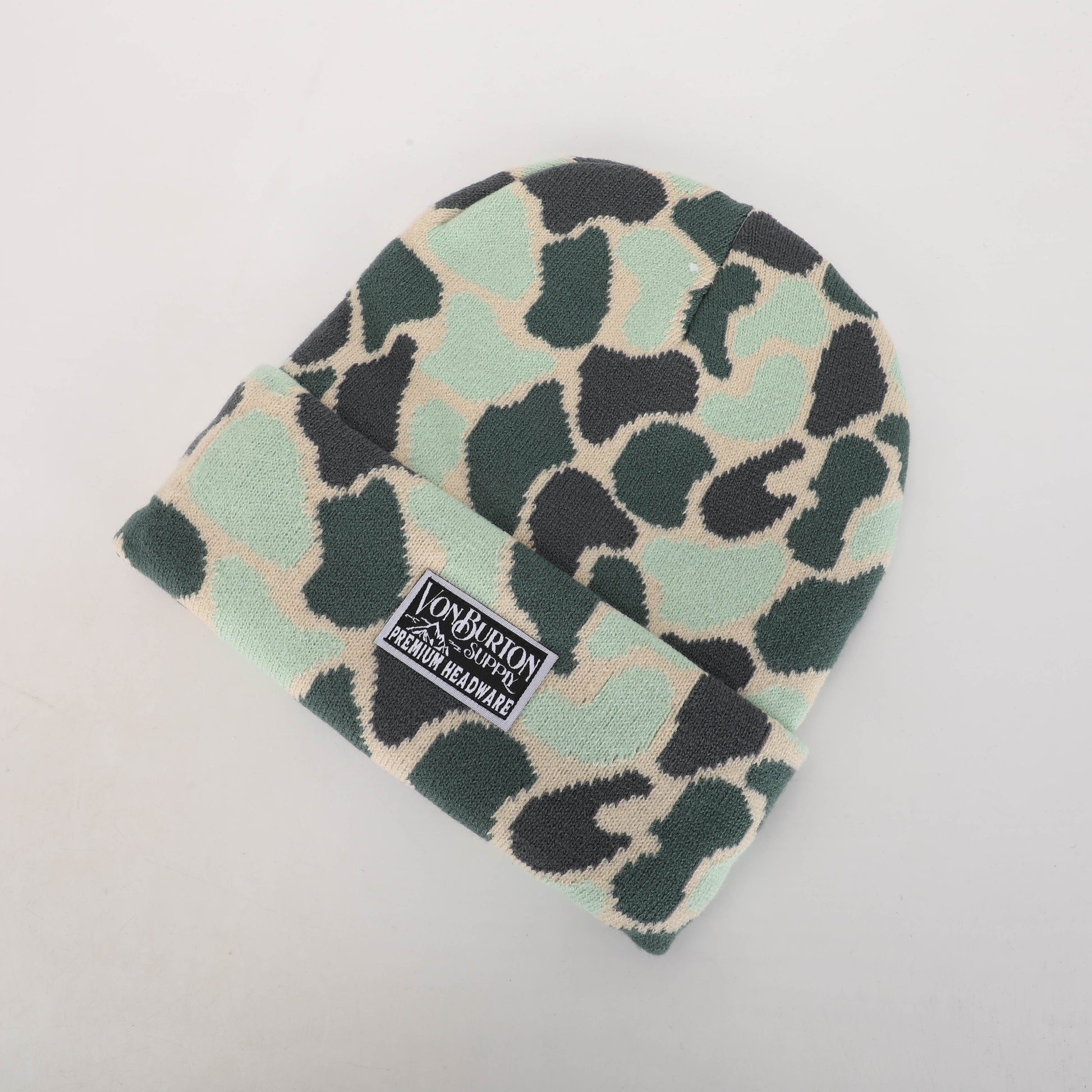 Duck Camo Beanie Marsh Creeper Beanie Von Burton Supply