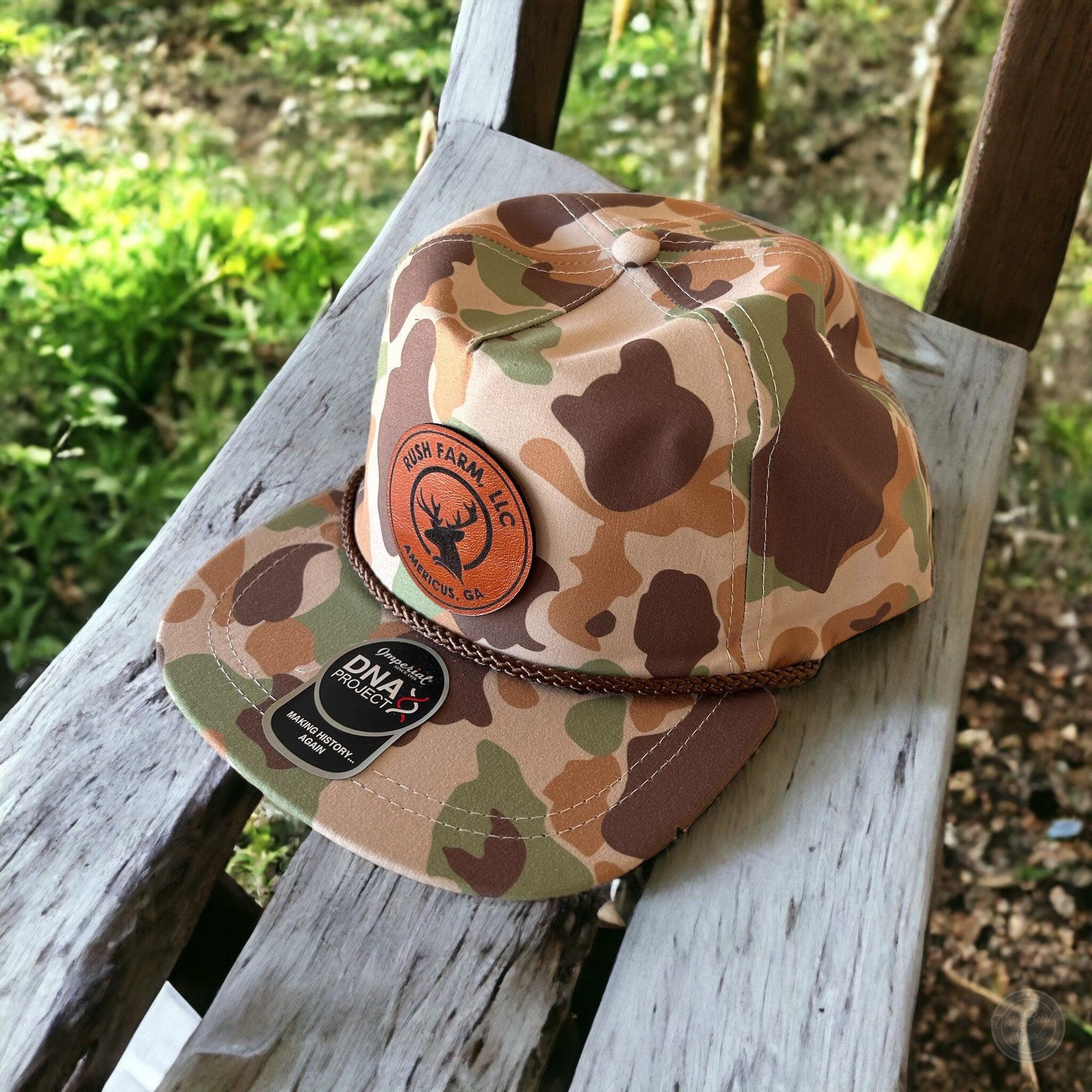 Imperial DNA Frog Camo Brown Rope Hat Hat Imperial