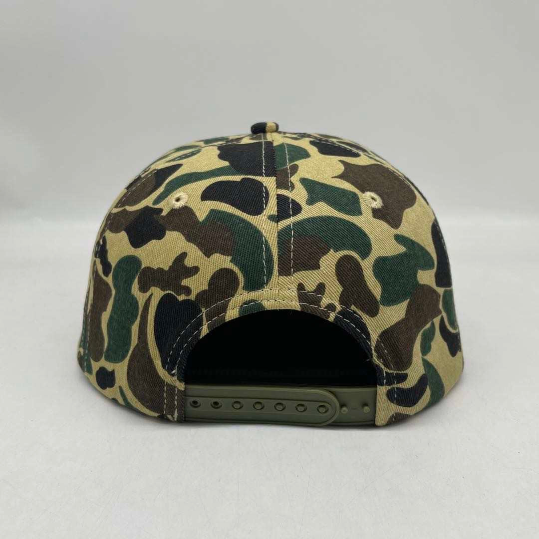 Duck Camo Rope Leather Patch Hat Aspen Camo Hat Von Burton Supply