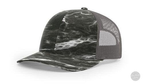 Richardson 112 P Leather Patch Hat Von Burton Supply Moe Blacktip Charcoal