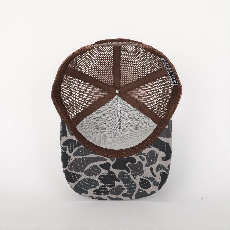 Duck Camo Elk Ridge Leather Patch Hat Camo Hat Von Burton Supply