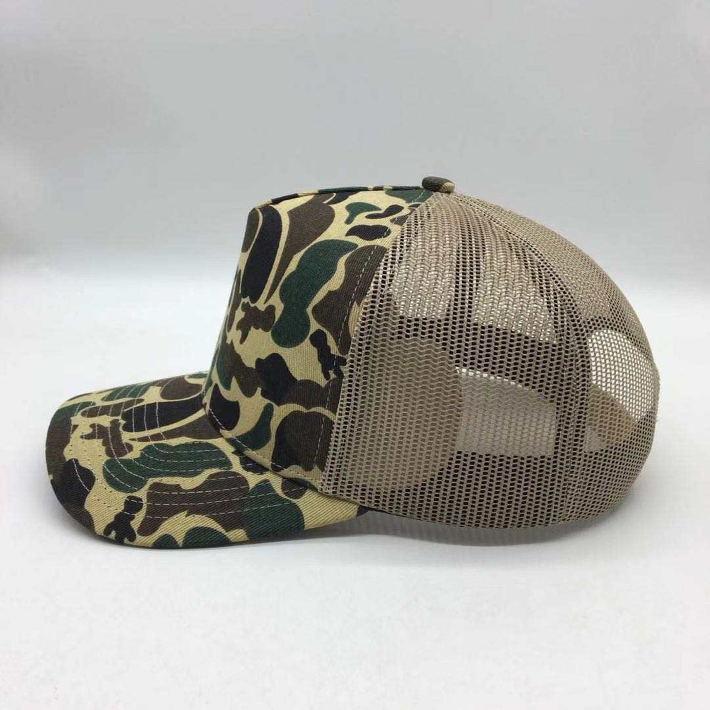 Vintage Duck Camo Leather Patch Aspen Hat Camo Hat Von Burton Supply