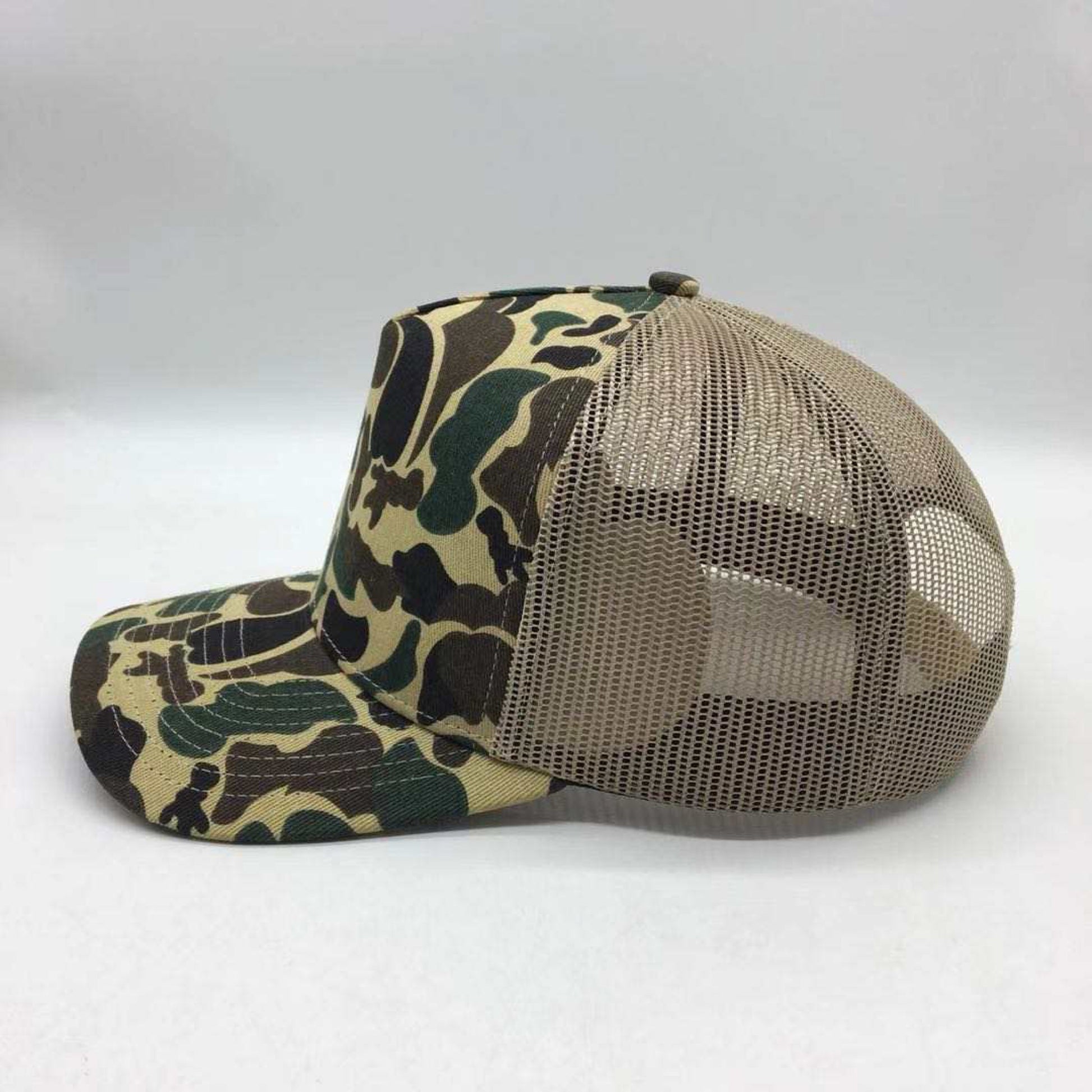 Vintage Duck Camo Leather Patch Aspen Hat Camo Hat Von Burton Supply