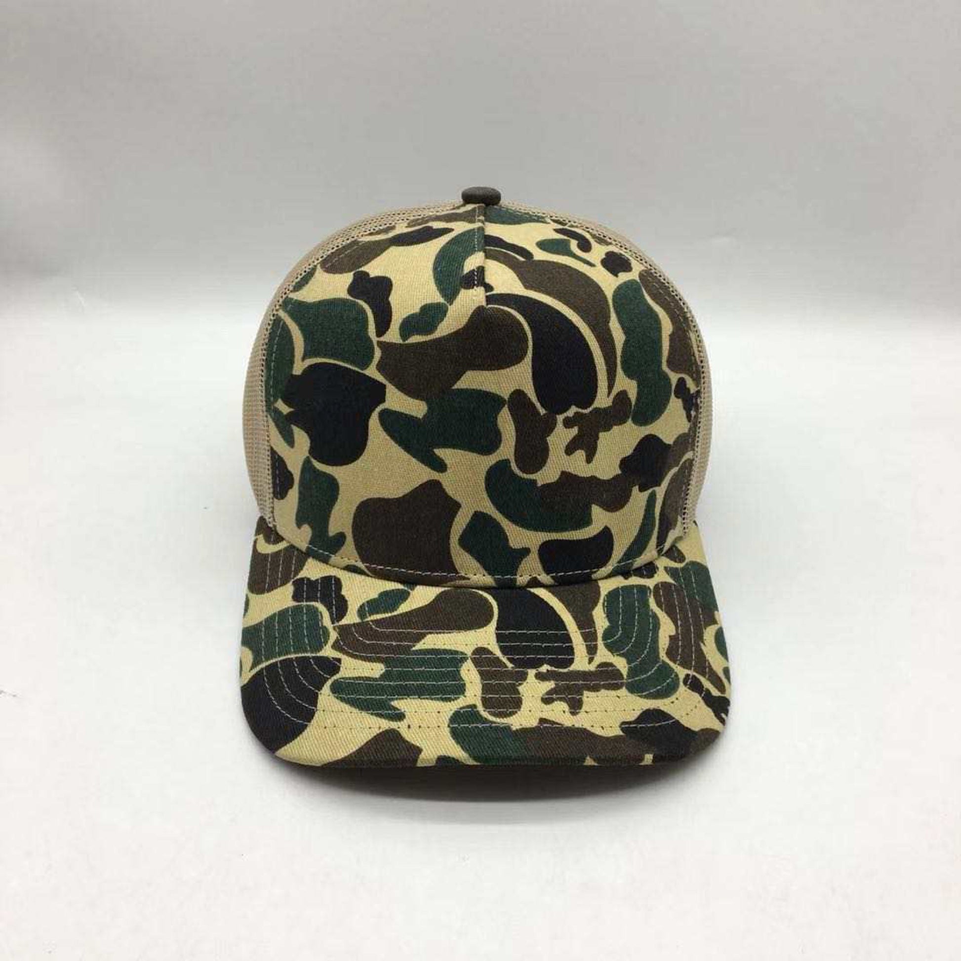 Vintage Duck Camo Leather Patch Aspen Hat Camo Hat Von Burton Supply