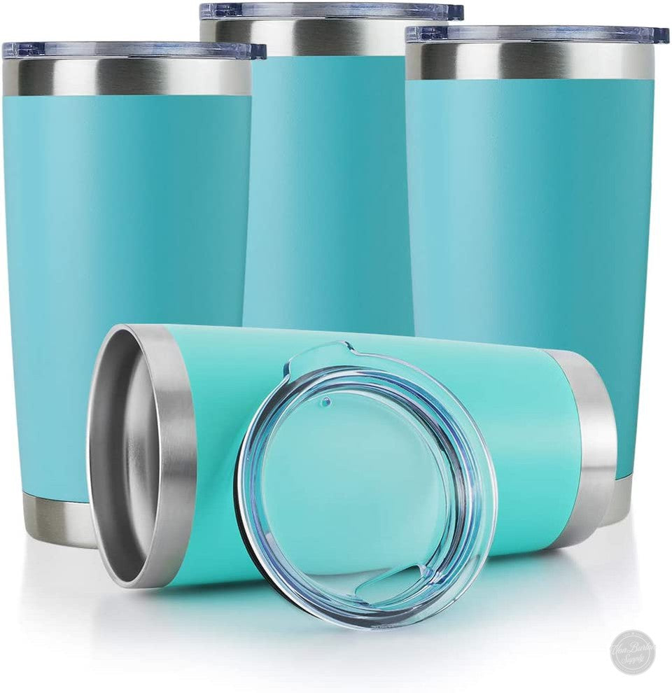 Custom Engraved 20 oz Tumblers Von Burton Supply Seafoam