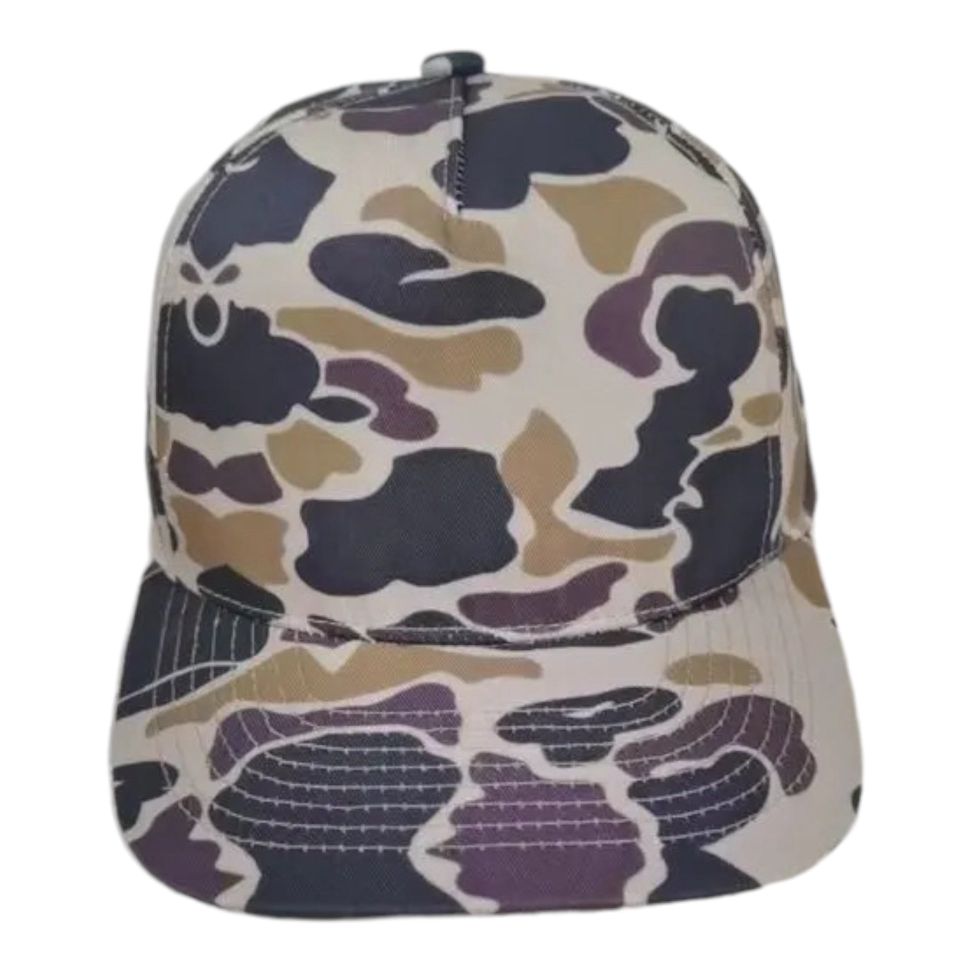 Custom Beaver Creek Duck Camo Five Panel Hat Camo Hat Von Burton Supply   