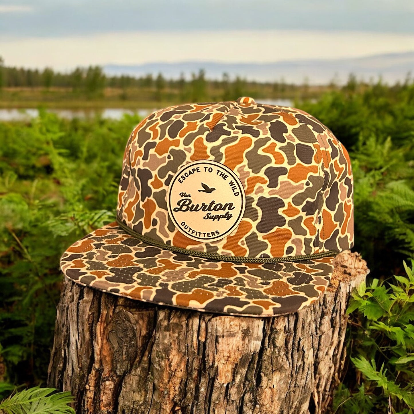 Duck Camo Rope Hat Fall Creeper Blank Camo Hat Von Burton Supply   