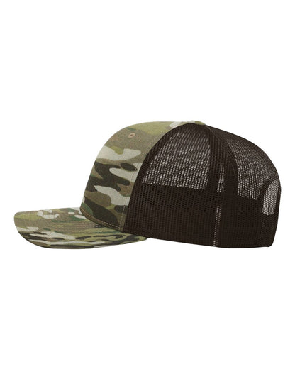 Richardson 862 Tactical Multicam Leather Patch Hat