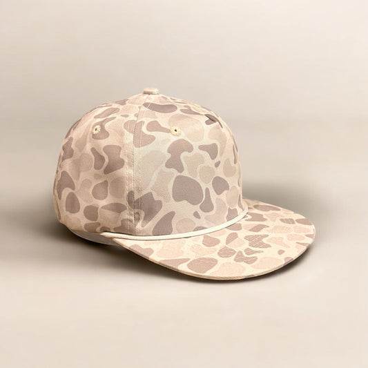 Custom Estes Creeper Duck Camo Five Panel Rope Hat Camo Rope Hat Von Burton Supply   