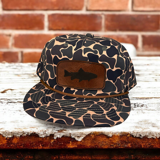 Valley Creeper Brown Duck Camo Rope Hat  Von Burton Supply Co.   