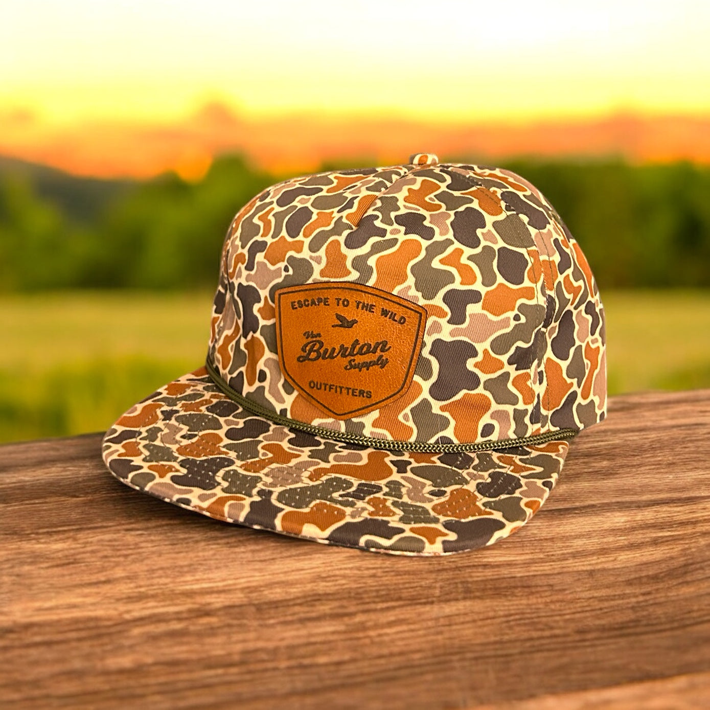 Duck Camo Rope Hat Fall Creeper Blank Camo Hat Von Burton Supply   