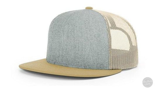 Richardson 511 Leather Patch Hat Hat Richardson Heather/Birch/Biscut  