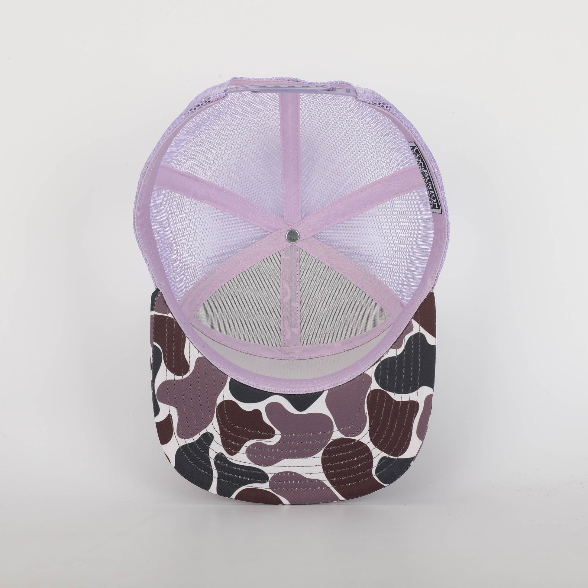 Classic Duck Camo 7 Panel Hat Fireweed Camo Hat Von Burton Supply   