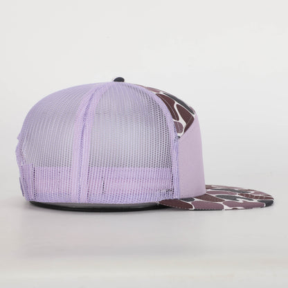 Classic Duck Camo 7 Panel Hat Fireweed Camo Hat Von Burton Supply   