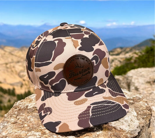 Custom Beaver Creek Duck Camo Five Panel Hat Camo Hat Von Burton Supply