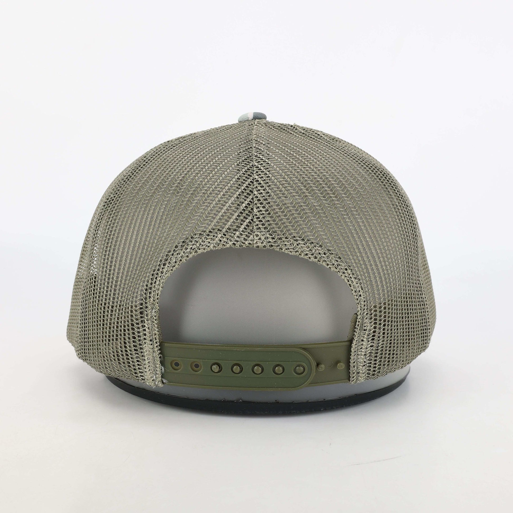 Duck Camo Trucker Hat Marsh Creeper Sage  Von Burton Supply   