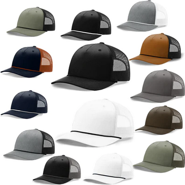 Richardson 112 FPR Leather Patch Trucker Rope Hat Richardson 112 FPR Richardson   