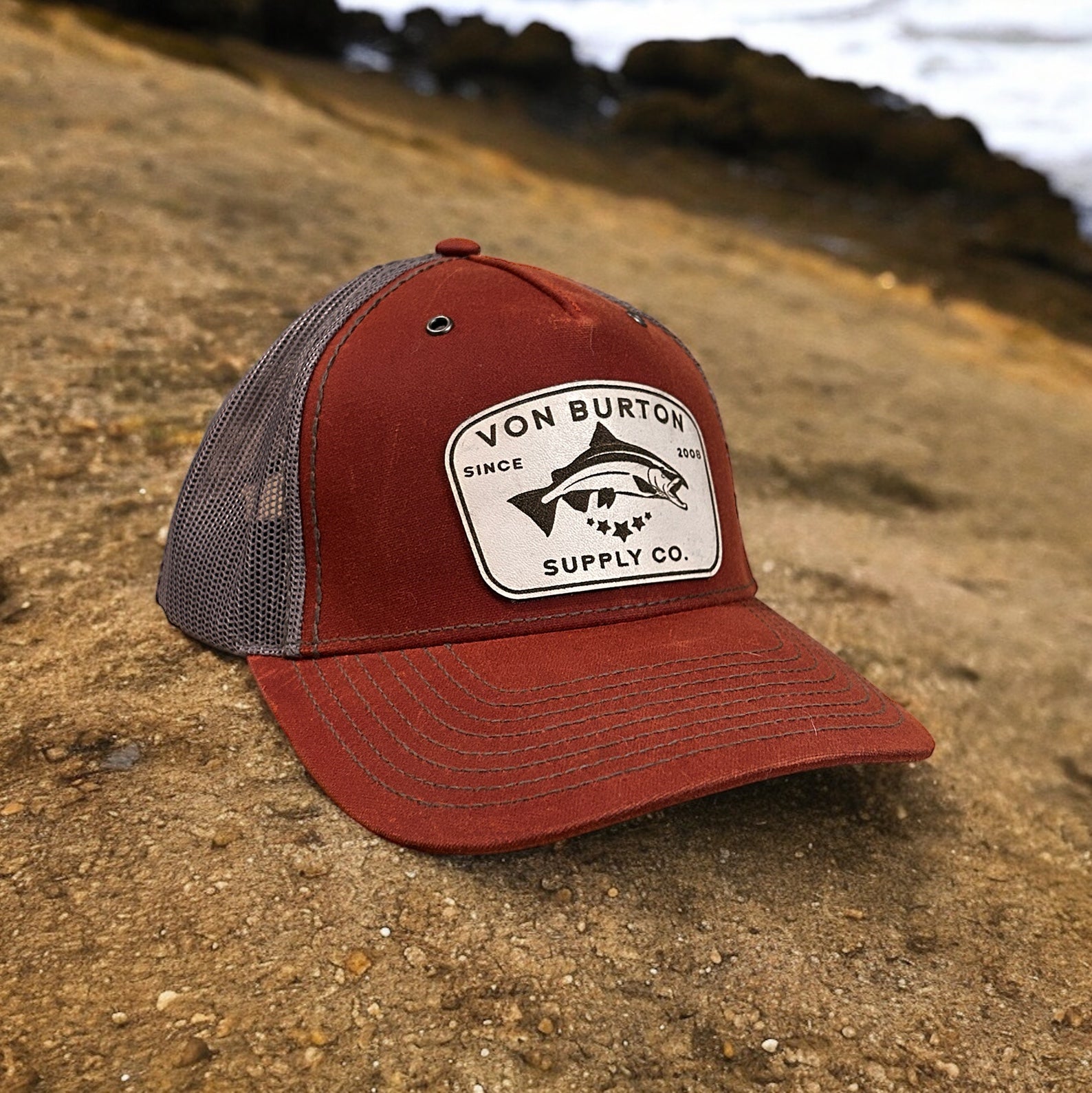 Richardson 112 WH Leather Patch Hat Hat Richardson   