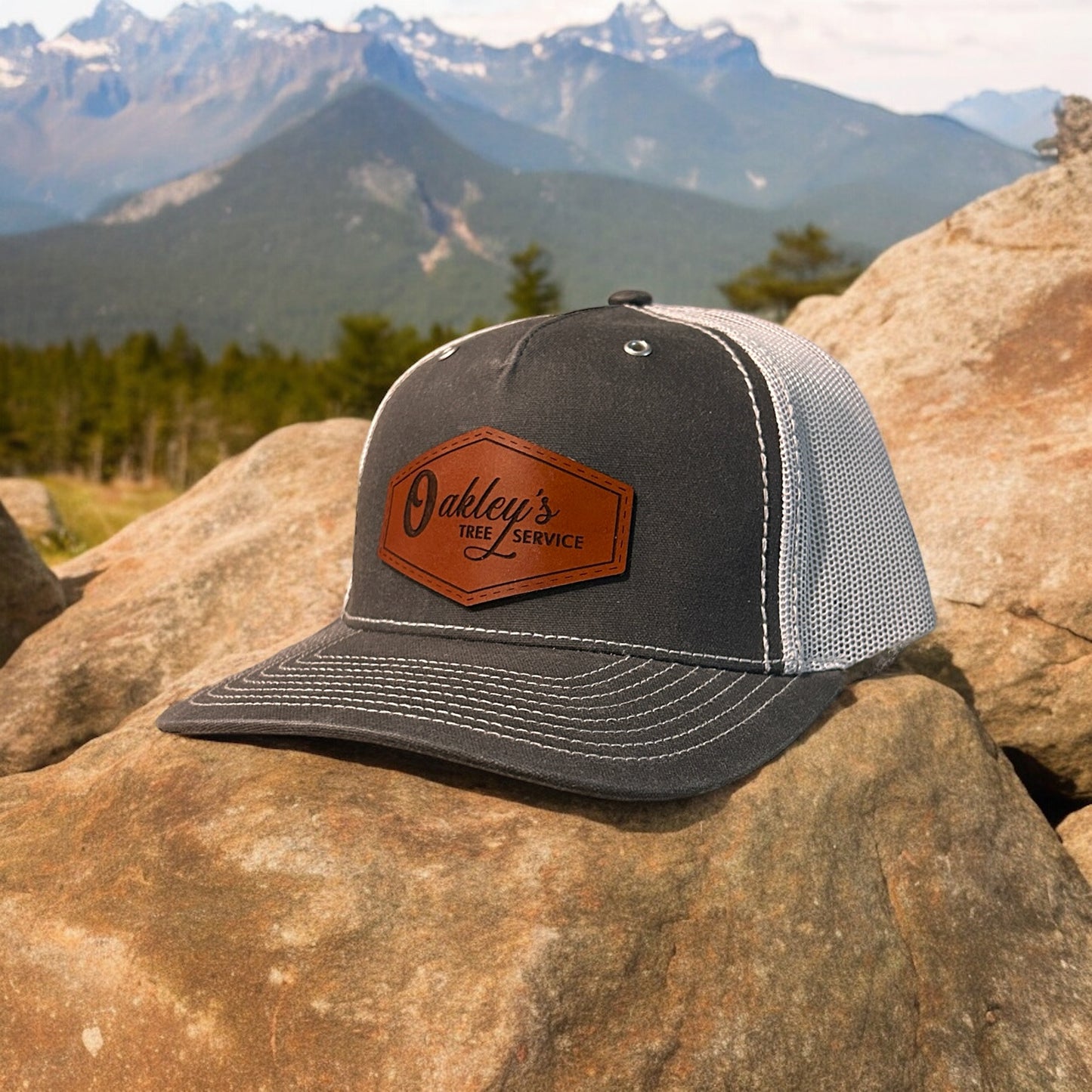 Richardson 112 WH Leather Patch Hat Hat Richardson   
