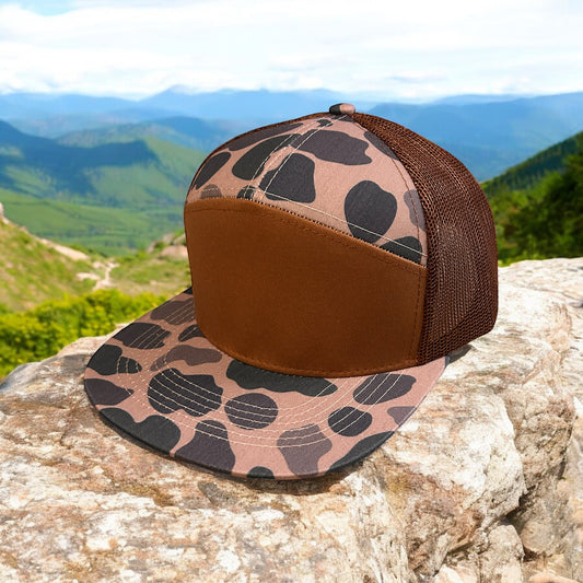 Classic Duck Camo 7 Panel Trucker Hat Ridgeback Camo Hat Von Burton Supply