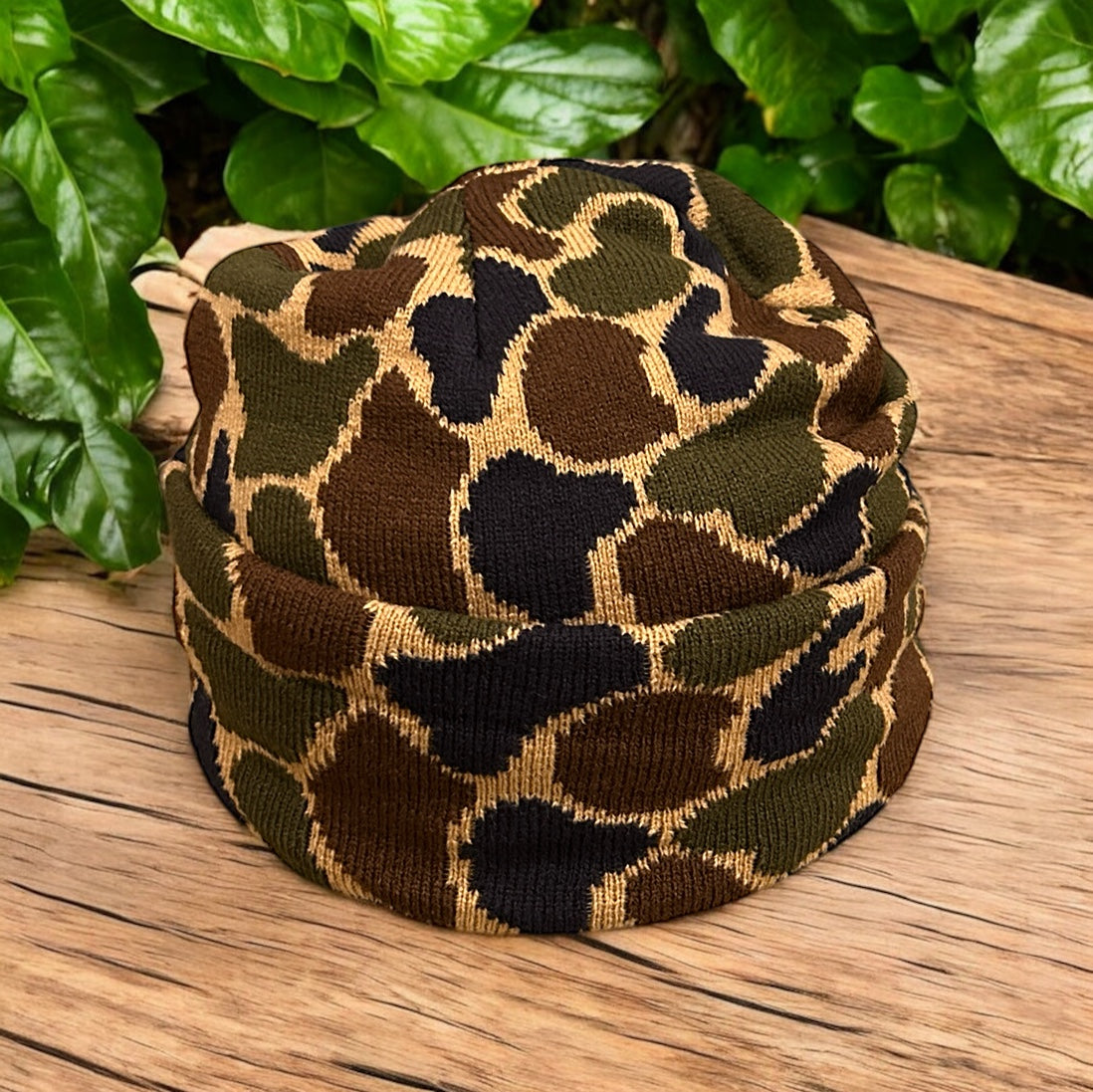 Duck Camo Beanie Valley Creeper  Von Burton Supply Co.   