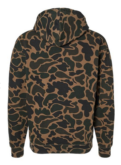 duck camo hooded sweatshirt, camo sweater, vintage camo hooded sweatshirt, classic duck camo sweater, retro camo sweater, old school duck camo hooded swestshirt