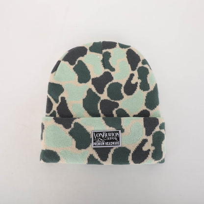 Old School duck camo beanie, Camo beanie, old school duck camo beanie, retro camo beanie, classic camo beanie, beanie, knitted camo beanie, hunting beanie, men's beanie, men's camo beanie, camouflage beanie, beanie camo, camo beanie, knitted camo beanie, hunting beanie, beanie