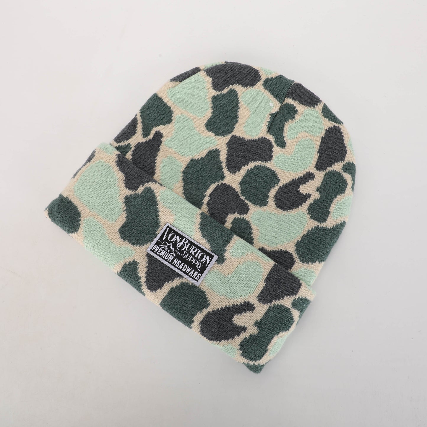 Old School duck camo beanie, Camo beanie, old school duck camo beanie, retro camo beanie, classic camo beanie, beanie, knitted camo beanie, hunting beanie, men's beanie, men's camo beanie, camouflage beanie, beanie camo, camo beanie, knitted camo beanie, hunting beanie, beanie