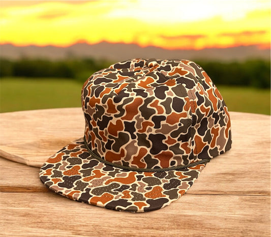 Custom Duck Camo Rope Hat Fall Creeper Camo Hat Von Burton Supply